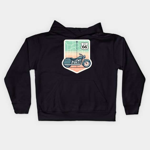 ROUTE 66 Kids Hoodie by GP SHOP